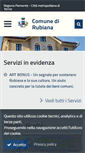 Mobile Screenshot of comune.rubiana.to.it